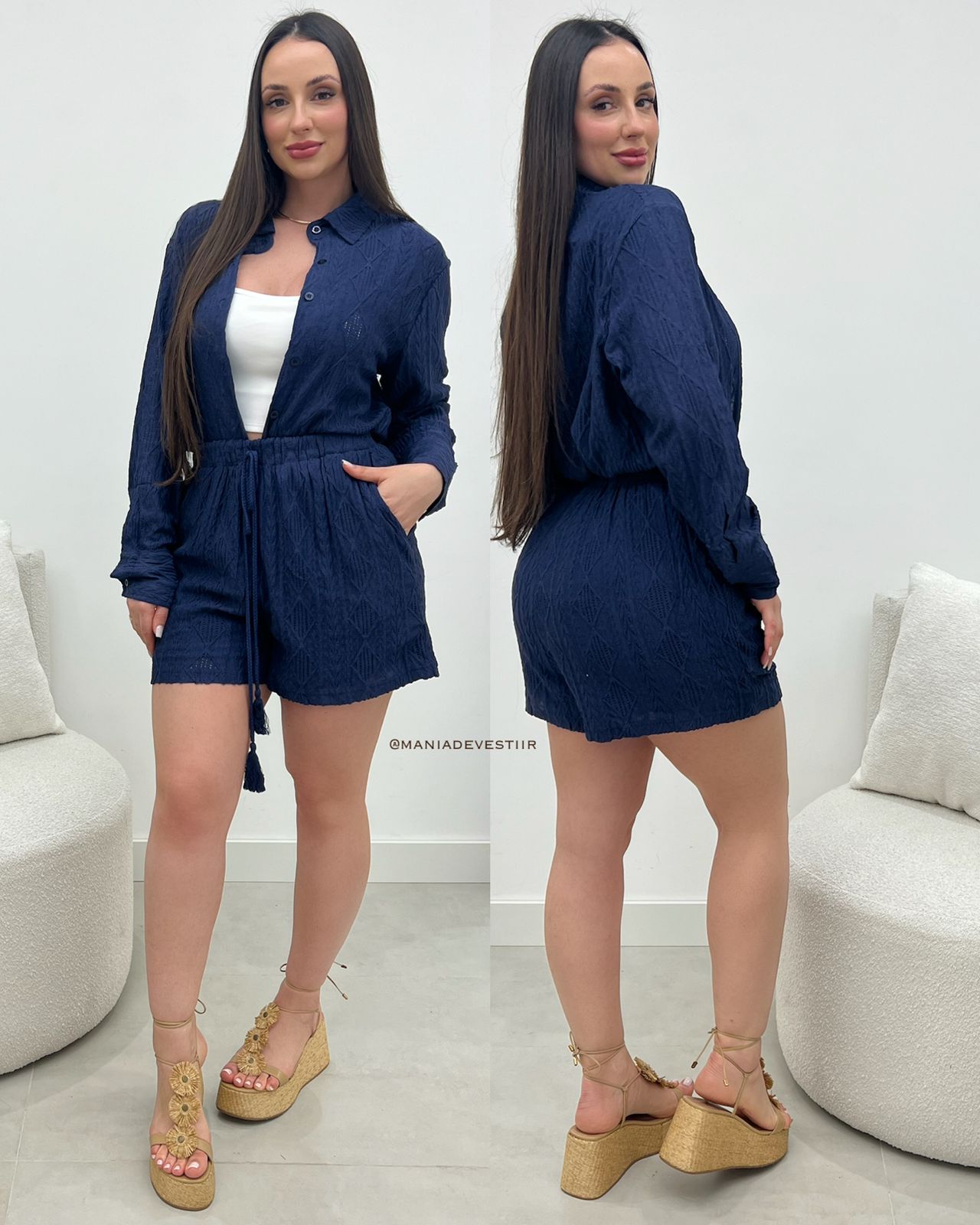 Conjunto Luana Azul 106997